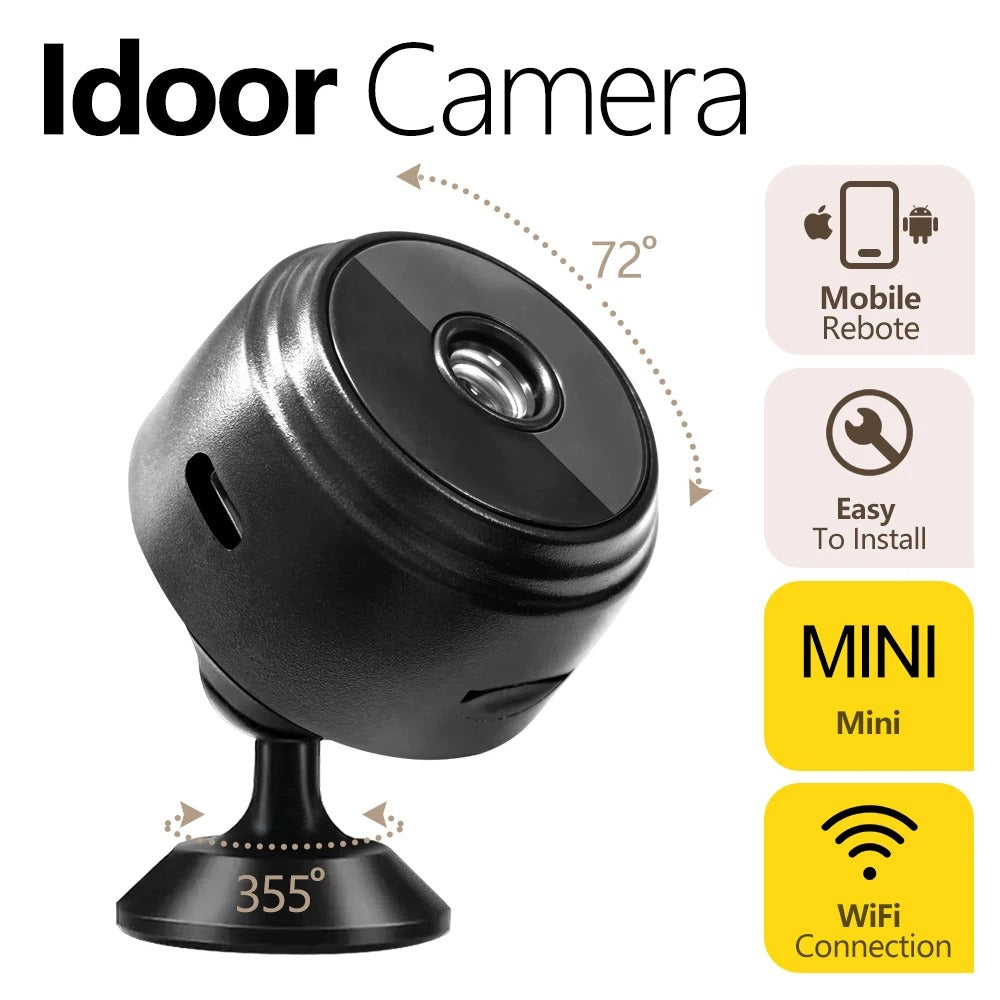 Mini Cámara Espía Wi-Fi 1080p con Visión Nocturna