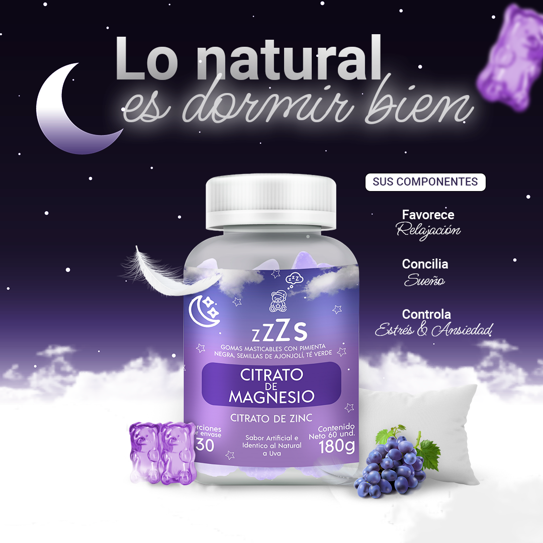 Gomitas de citrato+Dispositivo de calma