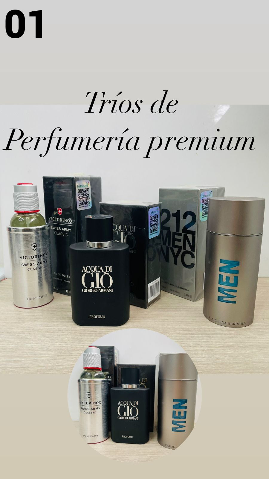 COMPRE 2 Perfumaria Caballero Premiun y LLEVE 3