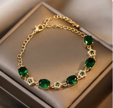 Pulsera belleza verde