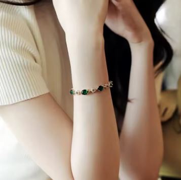 Pulsera belleza verde